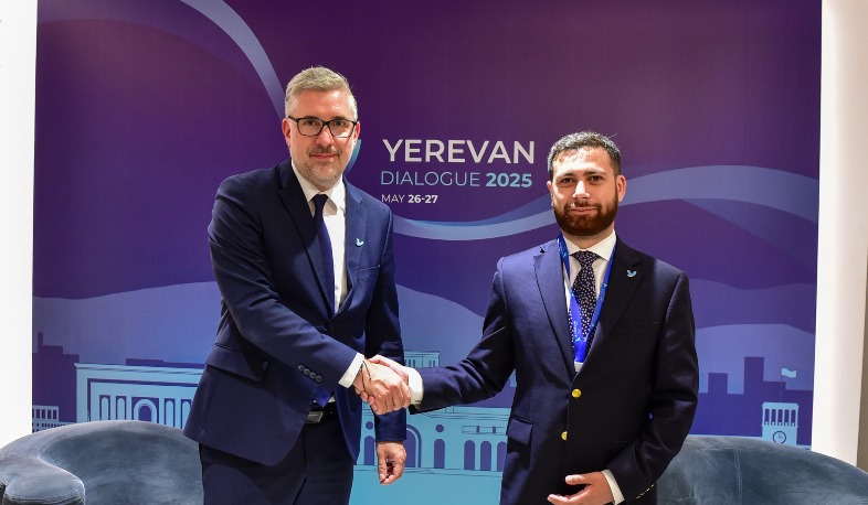 Vahan Kostanyan, has a meeting with Slovenia’s State Secretary of Ministry of Foreign and European Affairs
