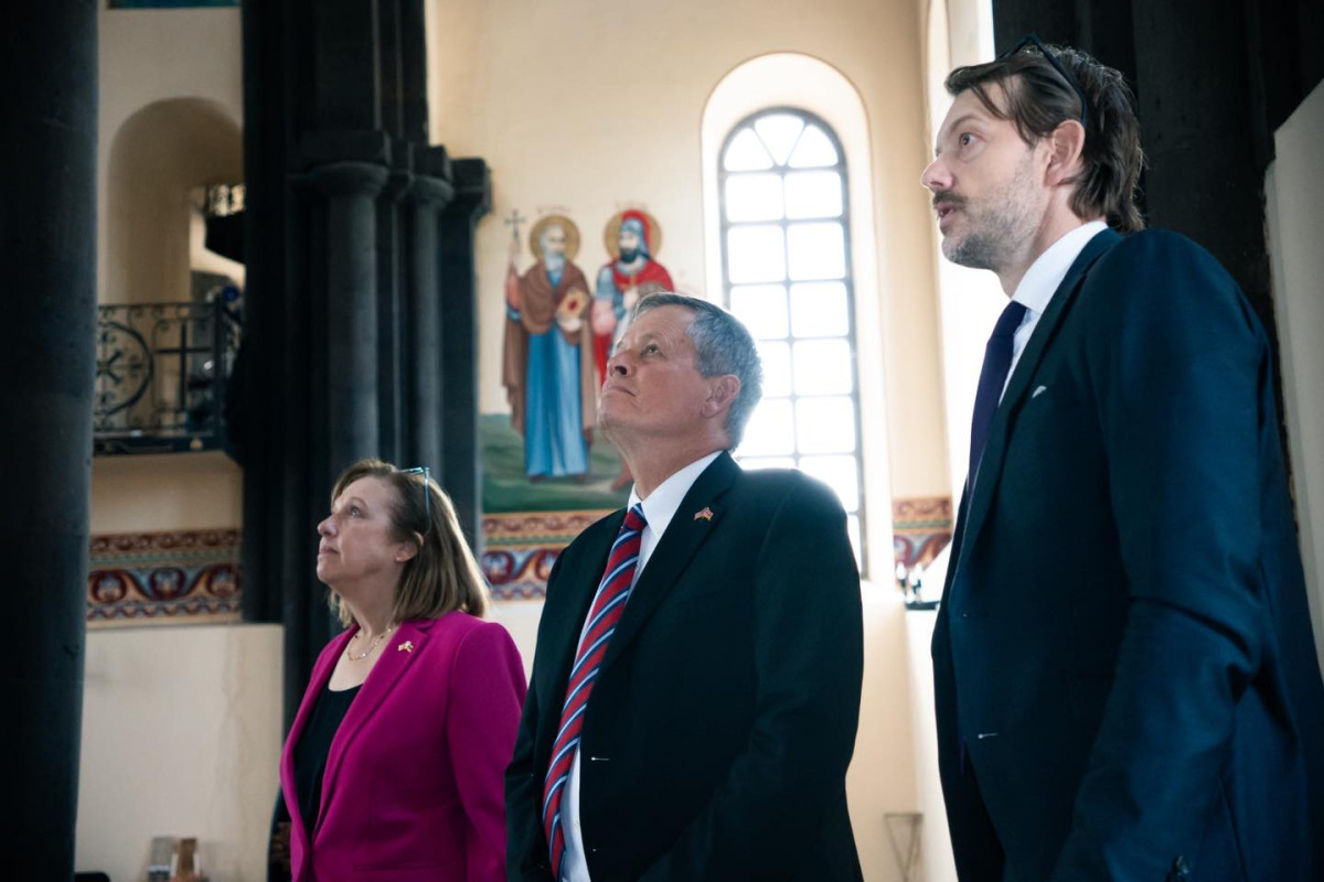 U.S. Senator Steve Daines visited the beautiful Saint All Savior’s Church in Gyumri