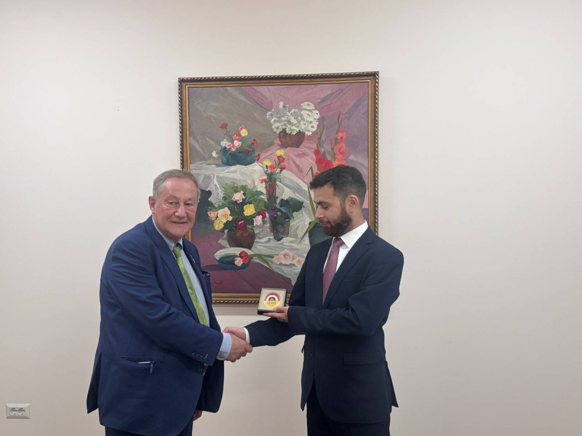 Meeting of Deputy Foreign Minister of Armenia Vahan Kostanyan with Gilbert-Luc Devinaz, Chairman of France-Armenia Friendship Group of French Senate