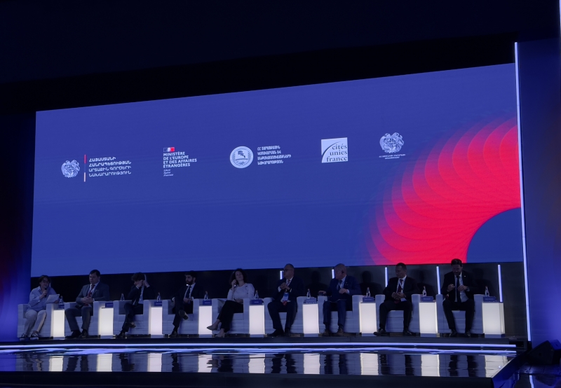 Vladimir Vardanyan participates in plenary session of 5th Armenia-France Decentralized Cooperation Conference