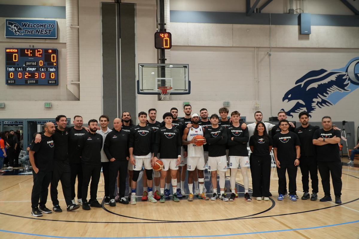 Armenian basketball team scores two wins over Costa Rica during US training camp