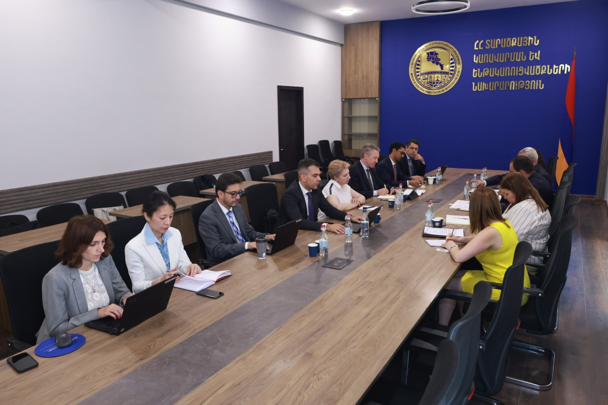 ՏԿԵ նախարարը և ԱՄՀ հայաստանյան առաքելության ղեկավարը քննարկել են էներգետիկ և հանքարդյունաբերության ոլորտին վերաբերող հարցեր