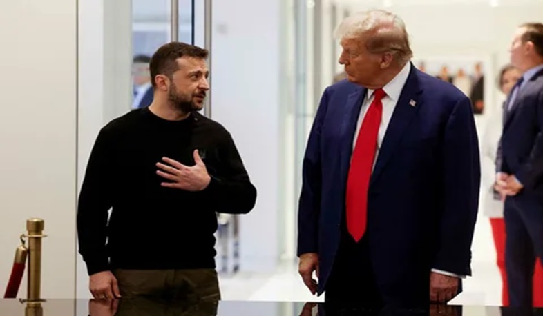 Zelenskiy says discussed air defences, joint defence production with Trump