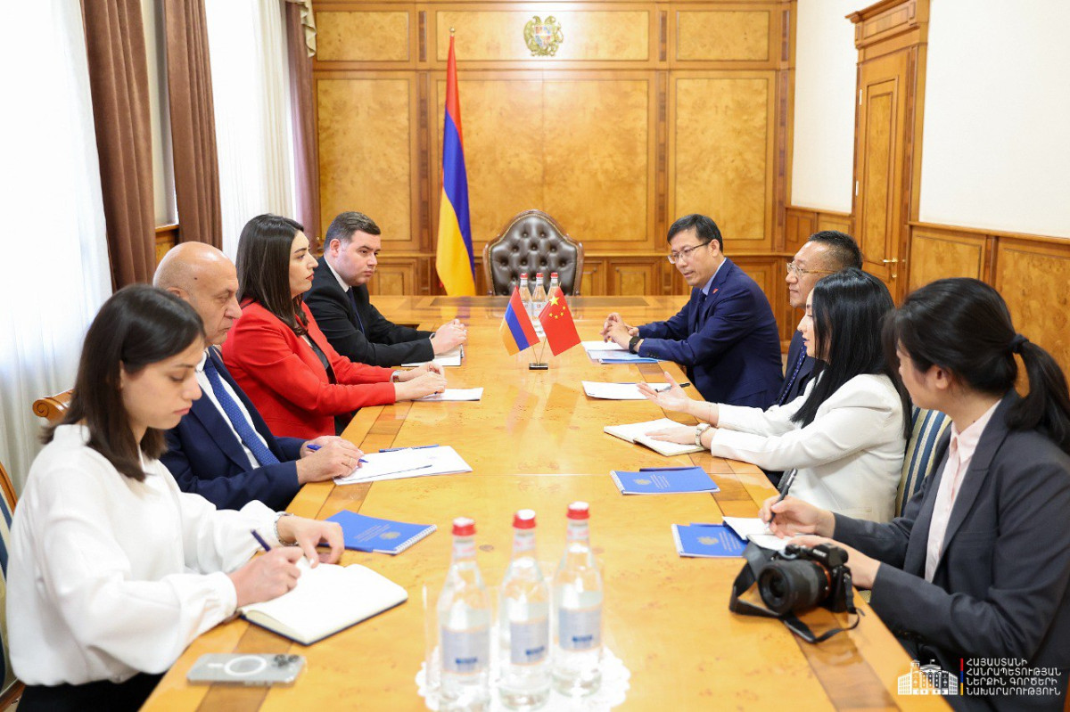 Համագործակցությունը Չինաստանի հետ ընդլայնվում է․ ՆԳ նախարարն ընդունել է Չինաստանի դեսպանին