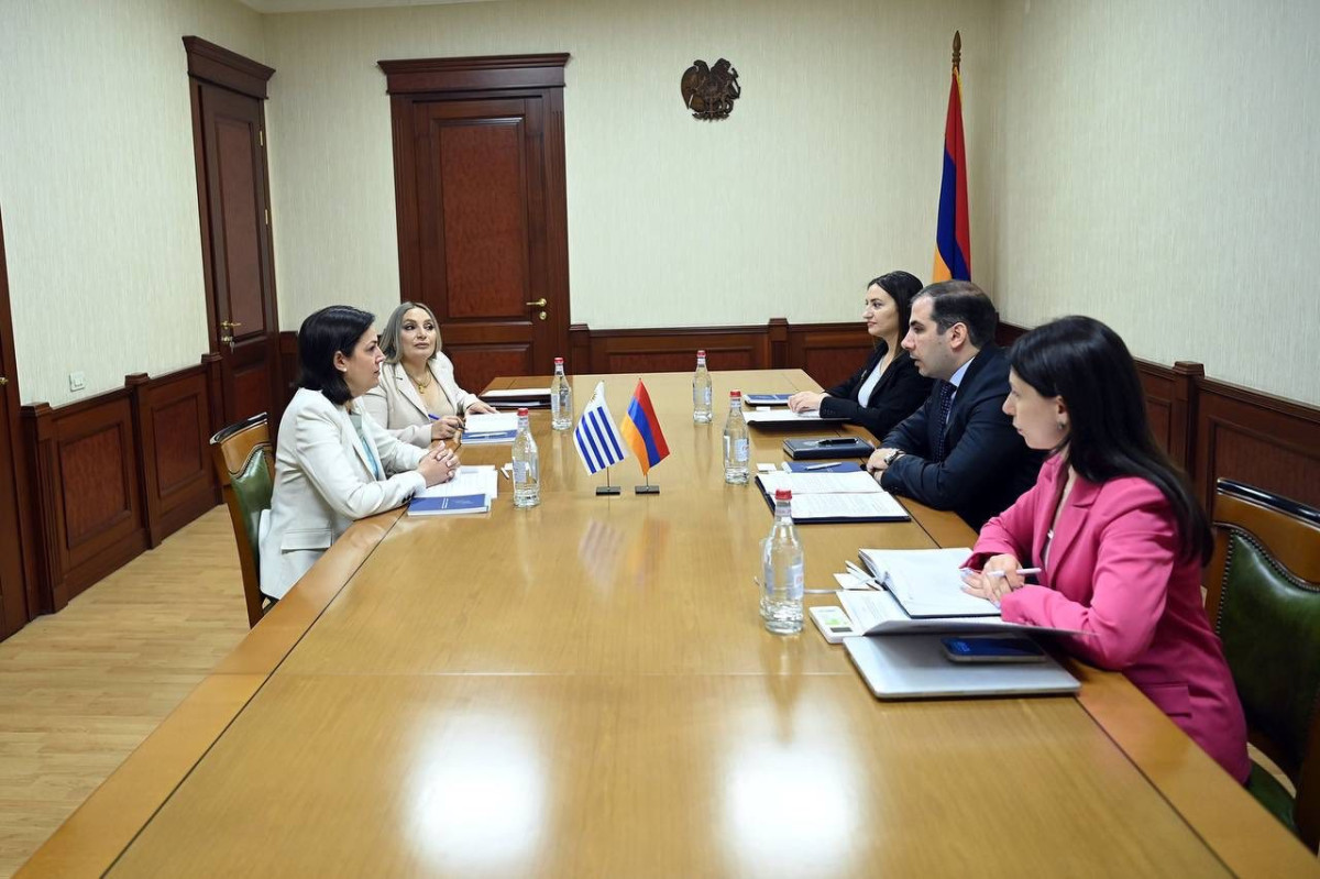 ՊԵԿ նախագահը և Ուրուգվայի դեսպանը անդրադարձել են երկու երկրների միջև առևտրաշրջանառության ծավալներին