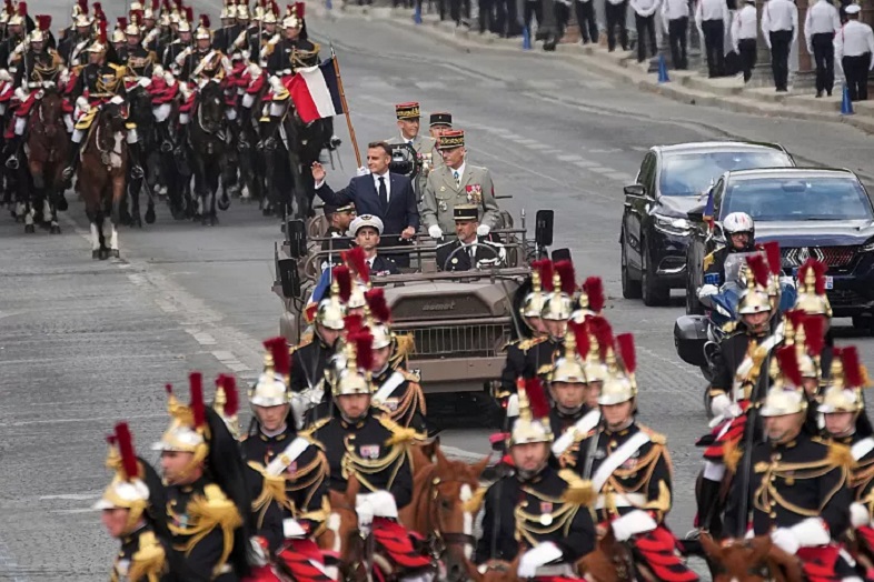 France marks Bastille Day with military parade in Paris