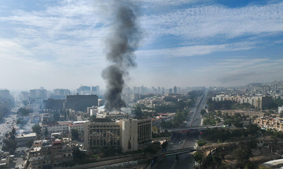 Israeli drones hit General Staff complex in central Damascus