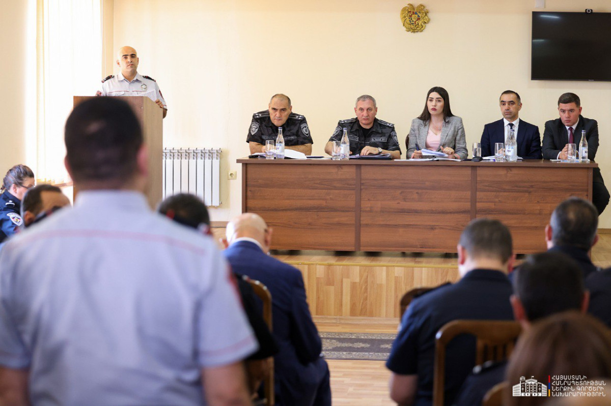 Շիրակի պարեկների բացահայտումները ավելացել են շուրջ 3 անգամ․ ՆԳ նախարարն ամփոփել է Շիրակի մարզի ՆԳՆ ծառայությունների կիսամյակի աշխատանքը