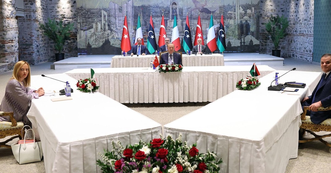 Turkey-Italy-Libya summit held