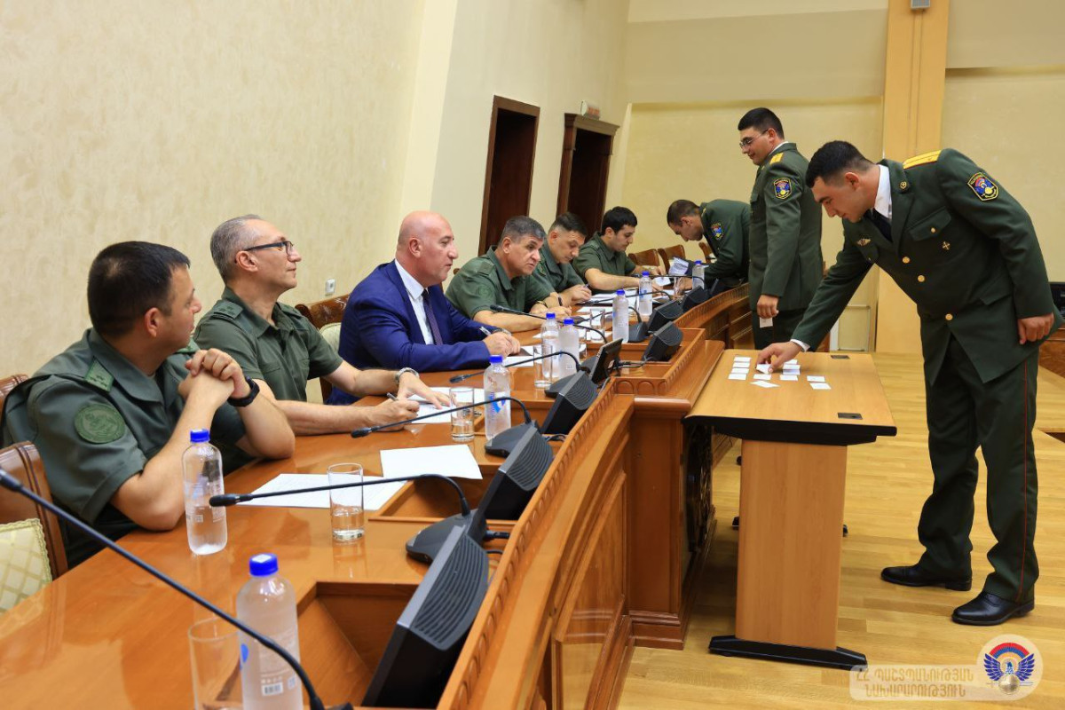 Տեղի է ունեցել ռազմական ակադեմիայի շրջանավարտների սպայական պաշտոնների նշանակման վիճակահանությունը