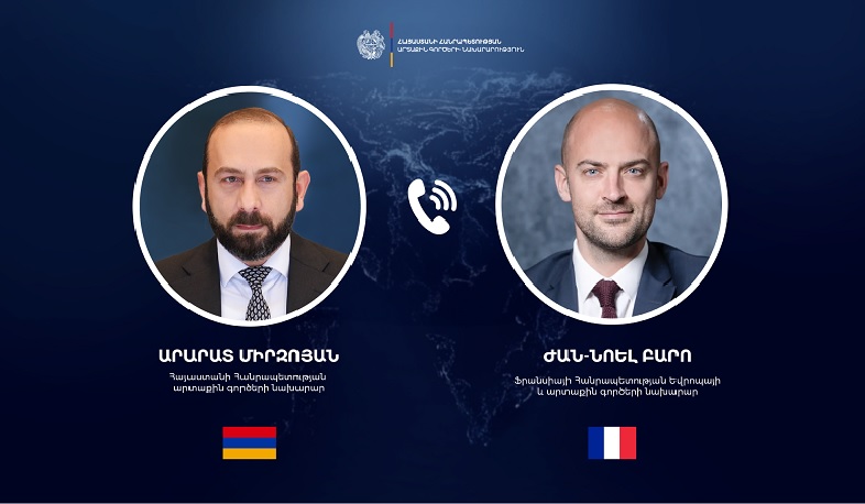Phone Conversation of the Foreign Ministers of Armenia and France