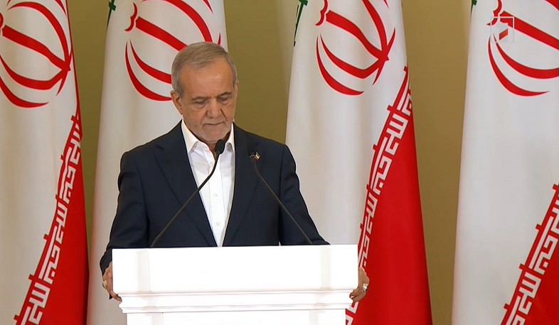Iran wants to develop relations with Armenia in all areas and bring them to a strategic level: Pezeshkian