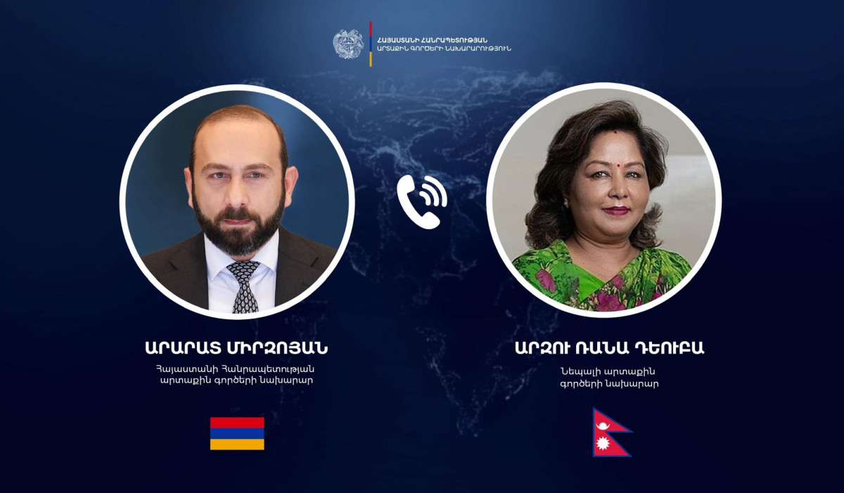 Ararat Mirzoyan presented details of agreements reached between Armenia and Azerbaijan in Washington to Foreign Minister of Nepal