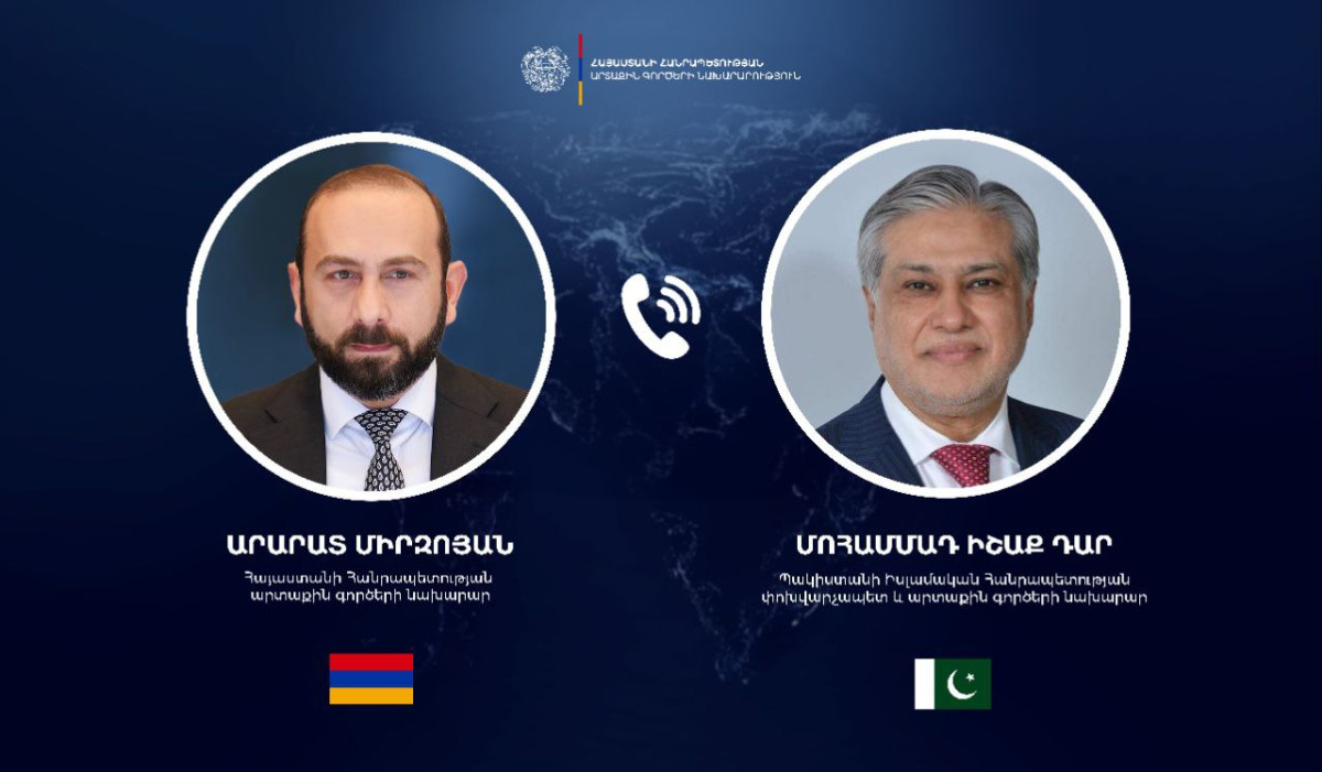 Mirzoyan and Pakistani Foreign Minister discuss establishment of diplomatic relations
