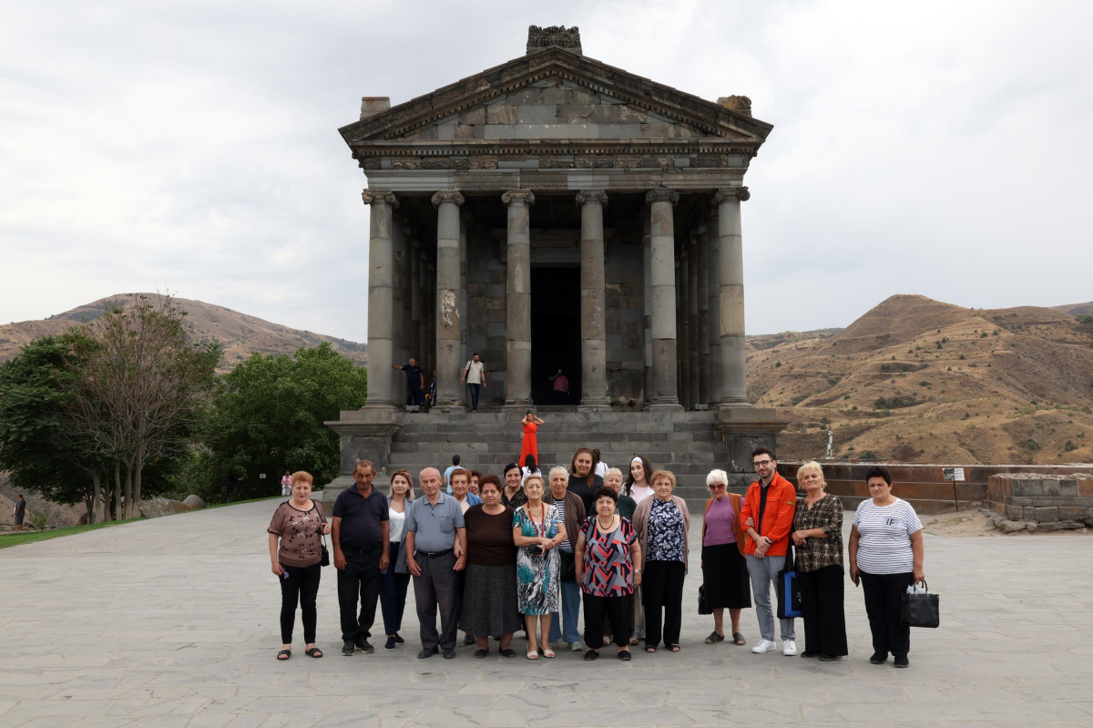 Քաղաքապետարանի կազմակերպած տարեցների ներգնա շրջագայության հերթական ուղղությունը Գառնի-Գեղարդն էր