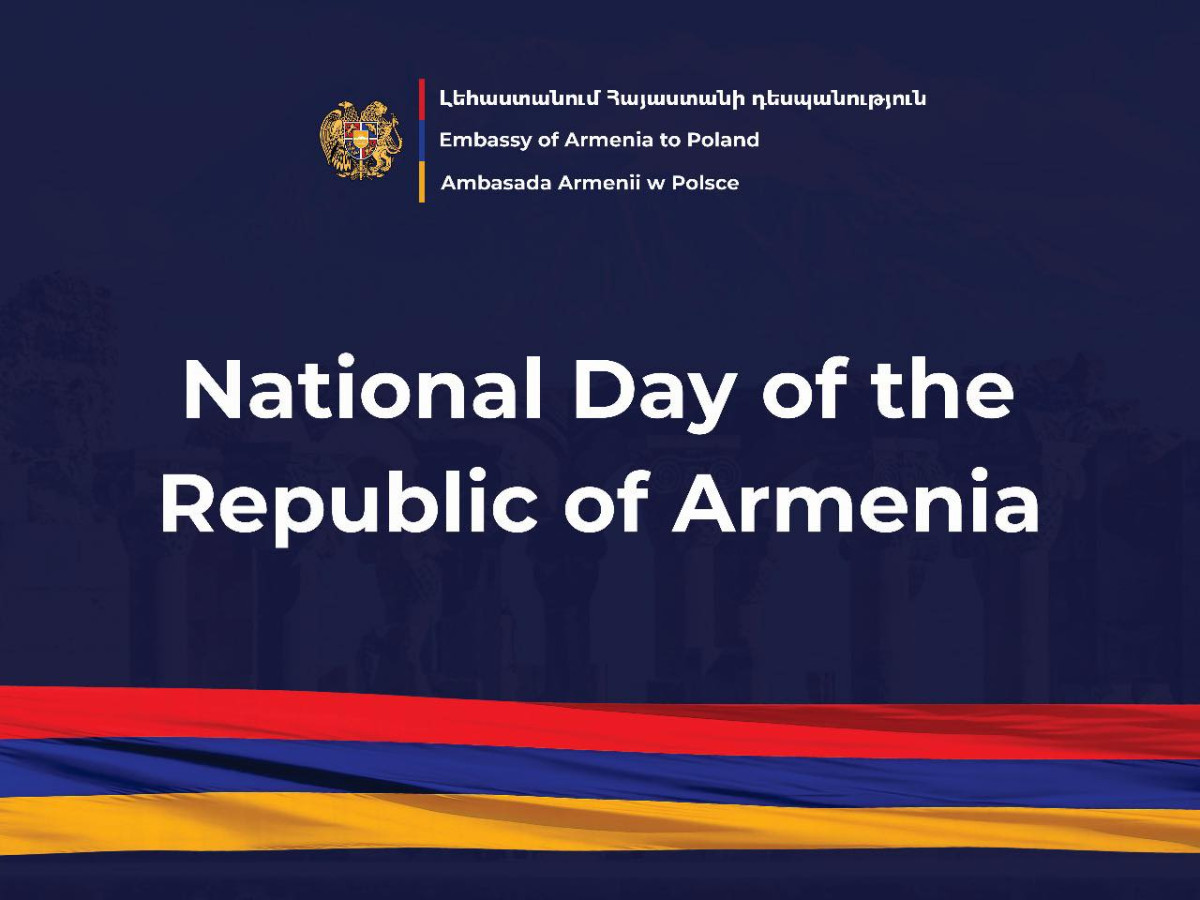 On occasion of Armenia’s Independence Day, Warsaw’s Silesian-Dąbrowski Bridge will be illuminated in colors of Armenian flag today