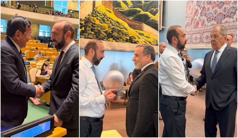 Ararat Mirzoyan had contacts with Foreign Ministers of Iran, Russia, and Cambodia