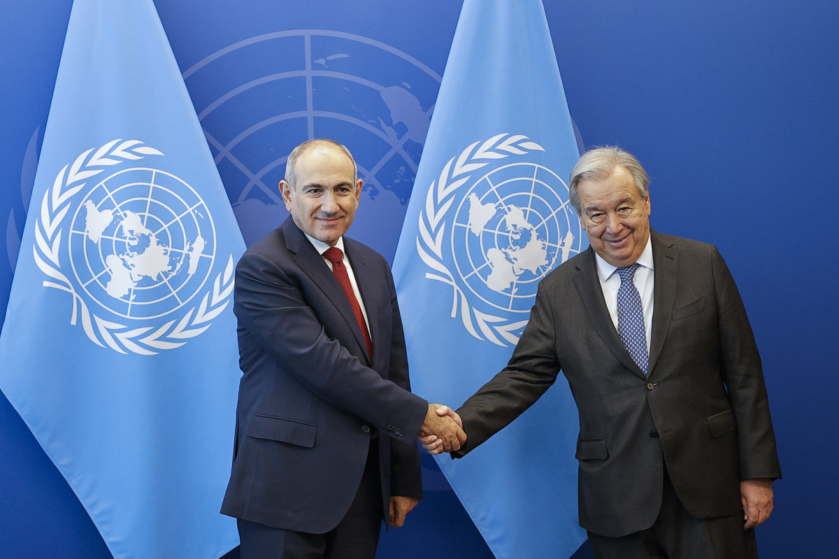 Nikol Pashinyan and António Guterres meet in New York