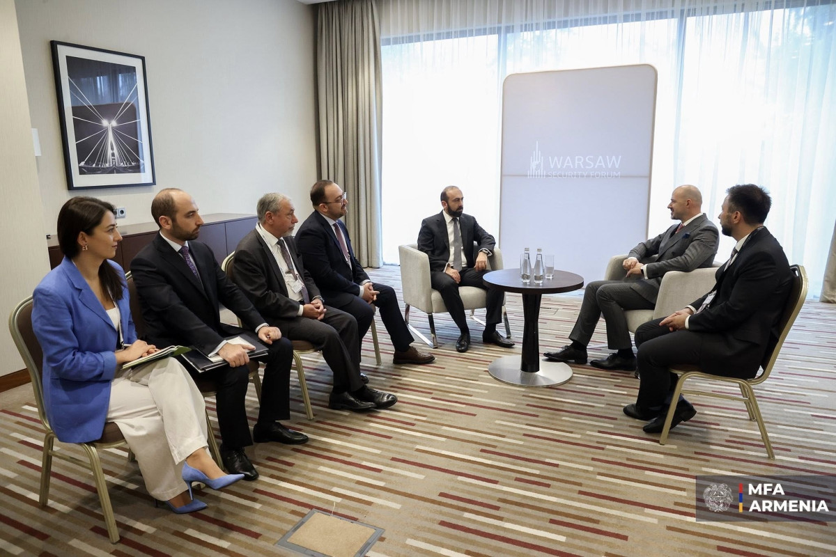 Meeting of Foreign Minister of Armenia with President of 'Casimir Pulaski' Foundation