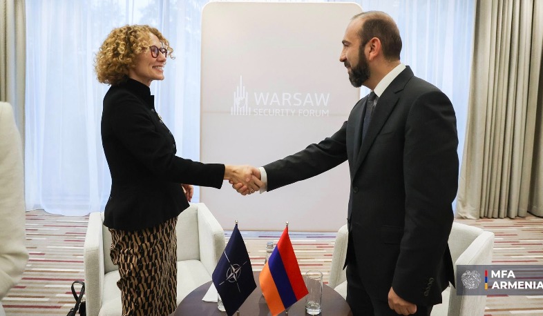 Քննարկվել են Հայաստան-ՆԱՏՕ փոխգործընկերության ընդլայնման հնարավորությունները. հանդիպել են Արարատ Միրզոյանն ու Ռադմիլա Շեկերինսկան