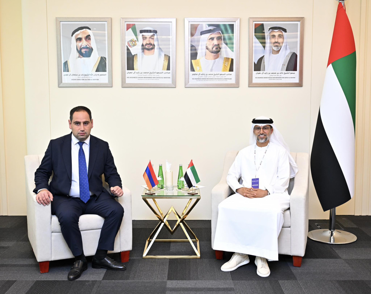 David Khudatyan presented UAE Minister of Energy and Infrastructure with trends in development of solar energy in Armenia