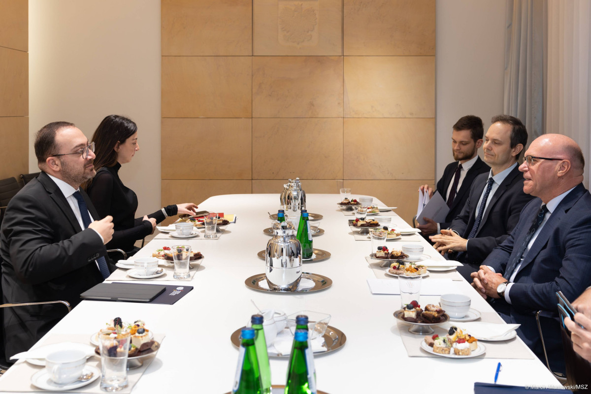Meeting of Secretary General of Ministry of Foreign Affairs of Armenia with Director General of Ministry of Foreign Affairs of Poland