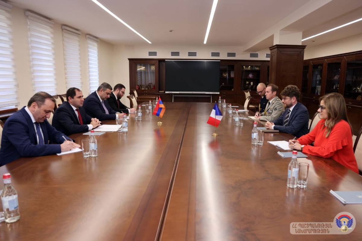 Papikyan and French Ambassador discussed issues related to cooperation in defense sector