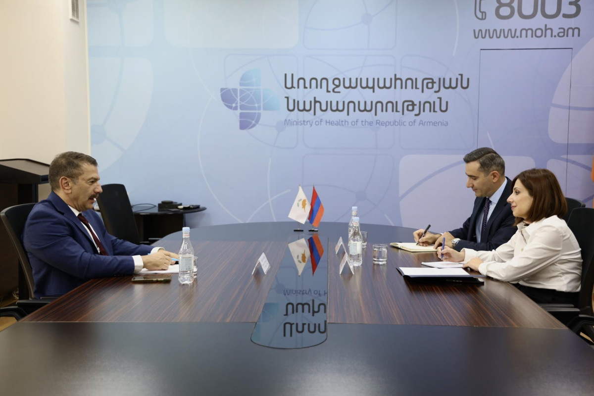 Հայաստանը կարևորում է Կիպրոսի հետ հարաբերությունների խթանումը առողջապահության ոլորտում. Ավանեսյանն ընդունել է դեսպանին