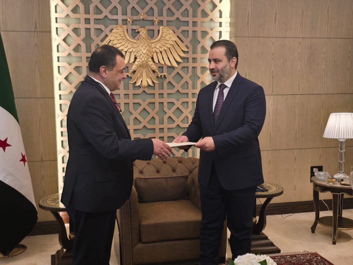 Դեսպան Խարազյանն իր հավատարմագրերի պատճենն է հանձնել Սիրիայի արտգործնախարարին