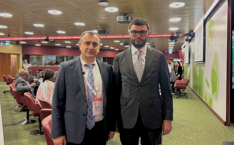 ER Parlamentinin Aparat rəhbəri və baş katibi Cenevrədə Gürcüstan parlamentindən olan həmkarı ilə görüşüb