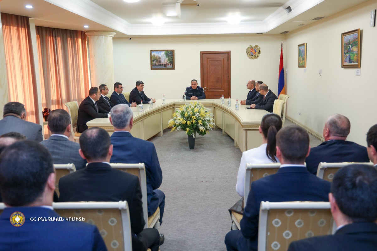 ՔԿ նախագահը ներկայացրել է գլխավոր վարչության պետի տեղակալին
