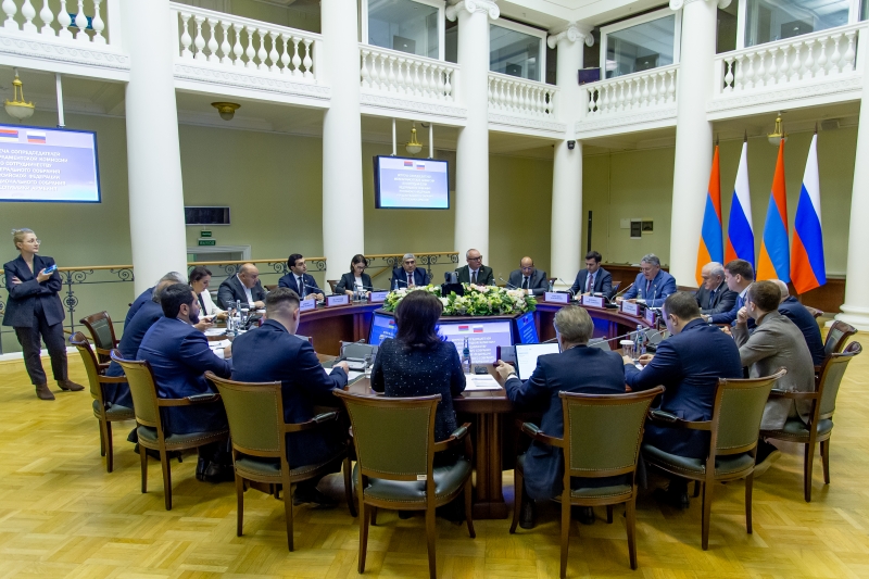 Delegation led by Hakob Arshakyan was on a working visit to St. Petersburg