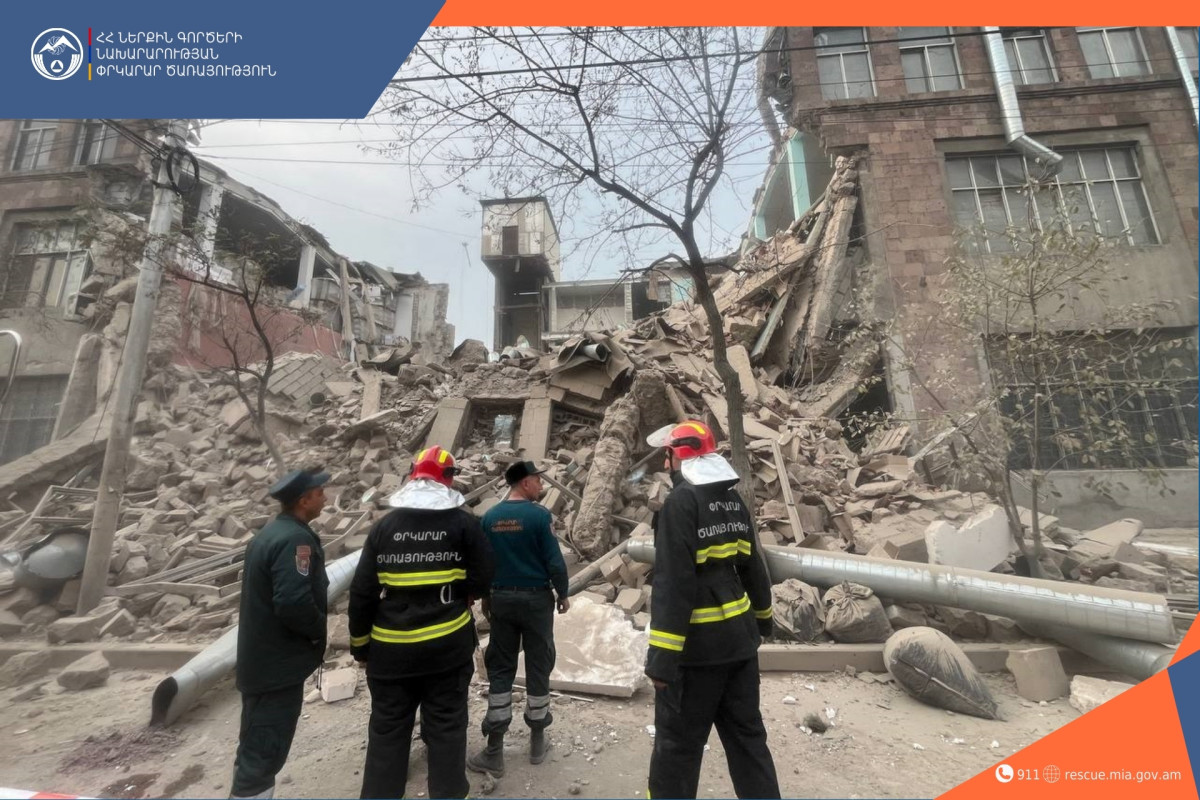 Փլուզում Երևանի Շիրակի փողոցում․ կա տուժած