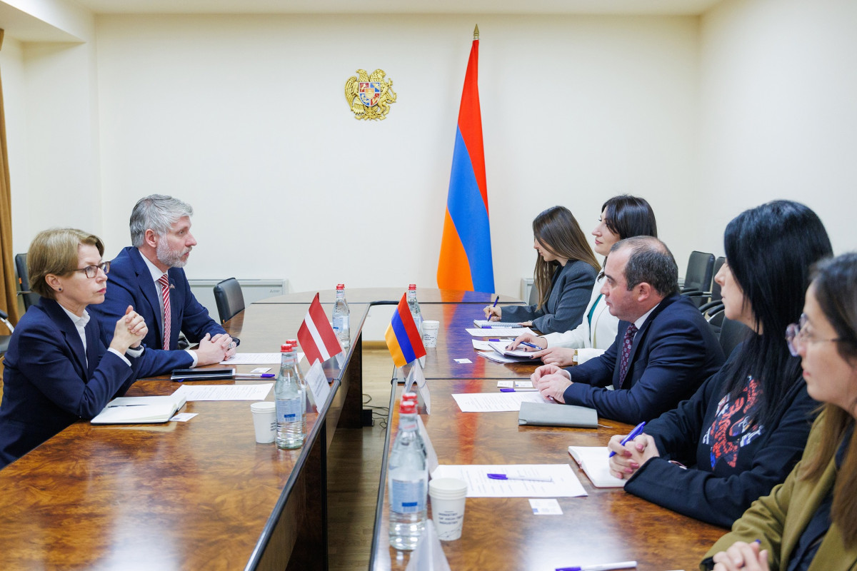 ԲՏԱ փոխնախարարը Լատվիայի դեսպանի հետ քննարկել է ստարտափ էկոհամակարգի զարգացումը և R&D նախագծերը
