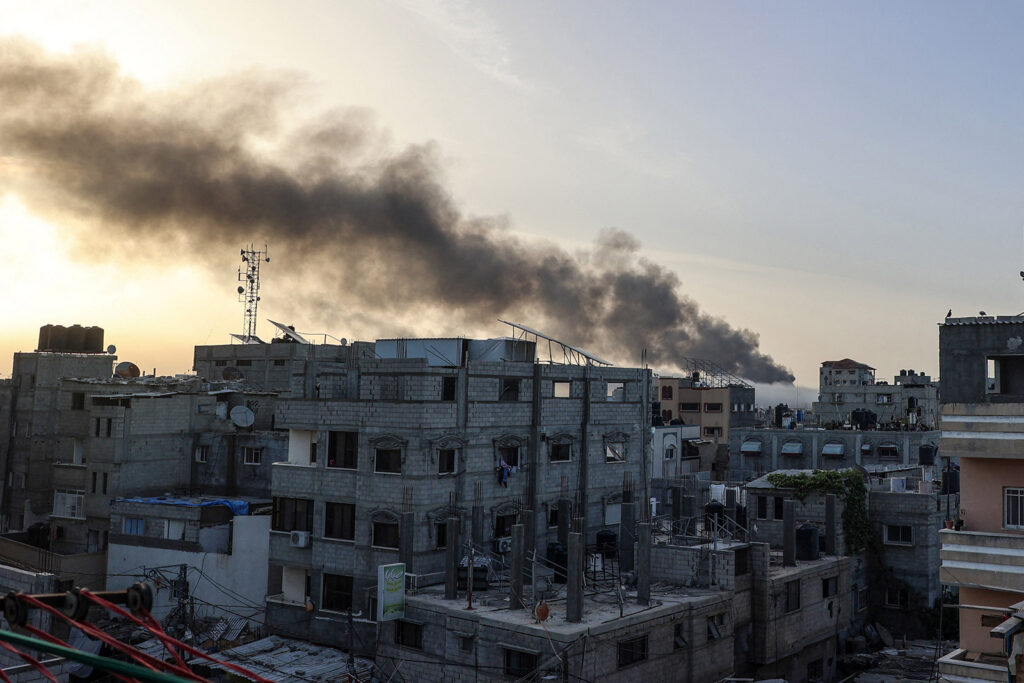 Israeli strike leaves parts of Khan Younis camp in ruins