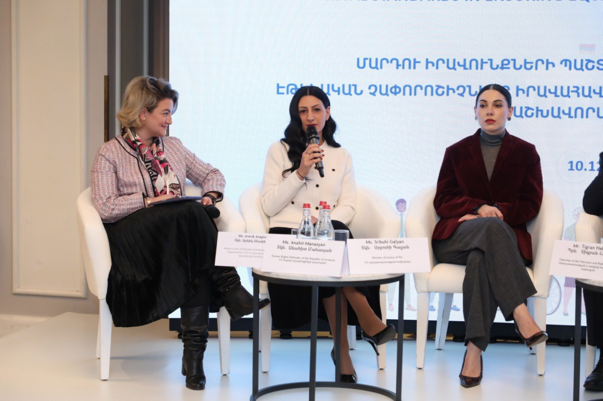 Discussion on occasion of International Human Rights Day: Armenia's Ombudsperson also participated