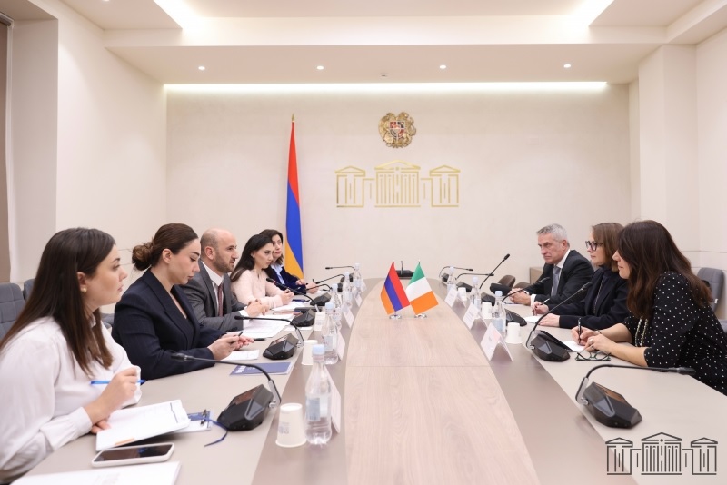 Հայաստանը հանձնառու է զարգացնելու և խորացնելու հարաբերություններն Իռլանդիայի հետ. Սիսակ Գաբրիելյանը՝ դեսպան Բեննոնին