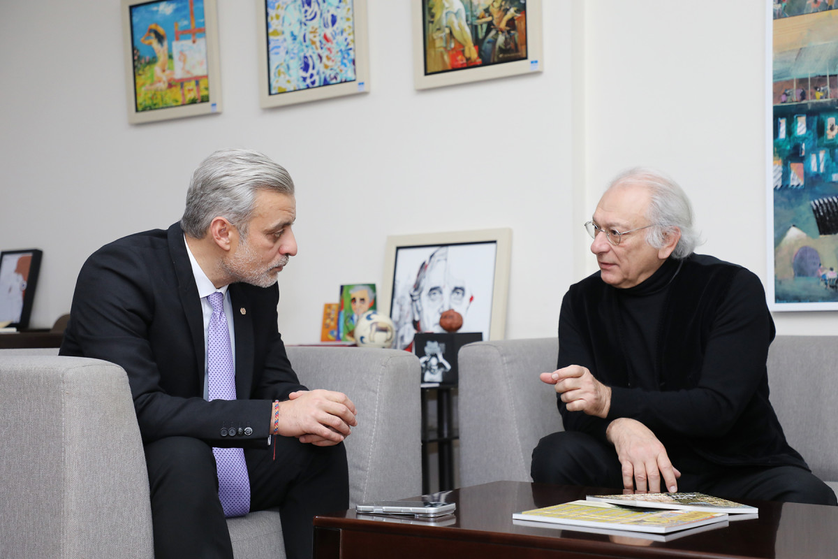 Կինոռեժիսոր, պրոդյուսեր Սերժ Ավետիքյանի հետ քննարկվել են մշակութային մի շարք նախագծեր