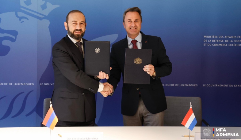 Armenia and Luxembourg reaffirmed their determination to deepen relations in fields of politics, security and education