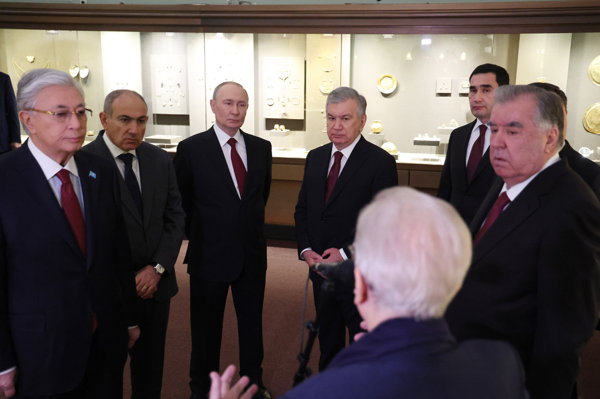 Пашинян, Путин и другие лидеры стран СНГ посетили Эрмитаж, в том числе Зал культуры и искусства Армении