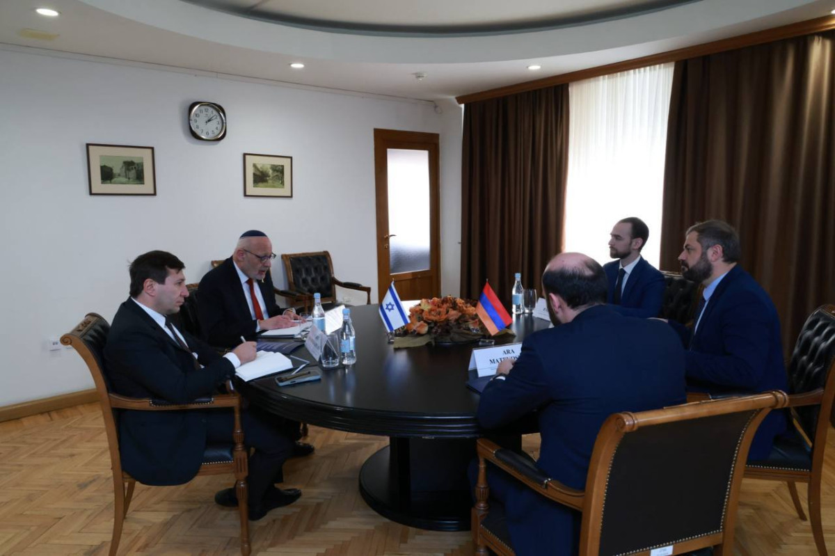 Papoyan and Israeli Ambassador discuss prospects for increasing trade turnover