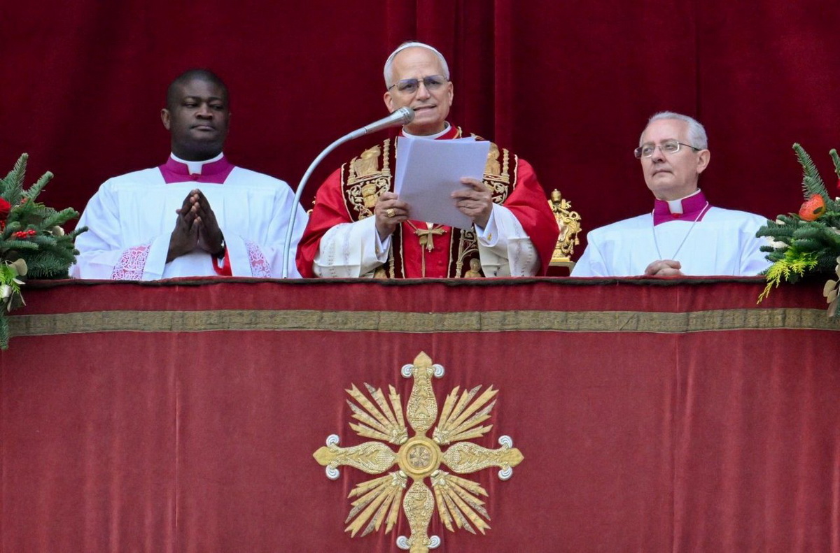 In his first Christmas as Pope Leo XIV decries conditions of Palestinians in Gaza