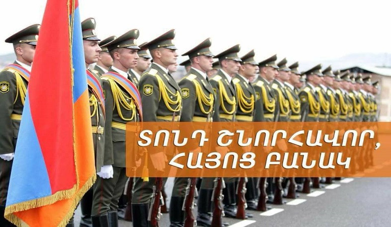 Today marks 34th anniversary of establishment of Armenian Army