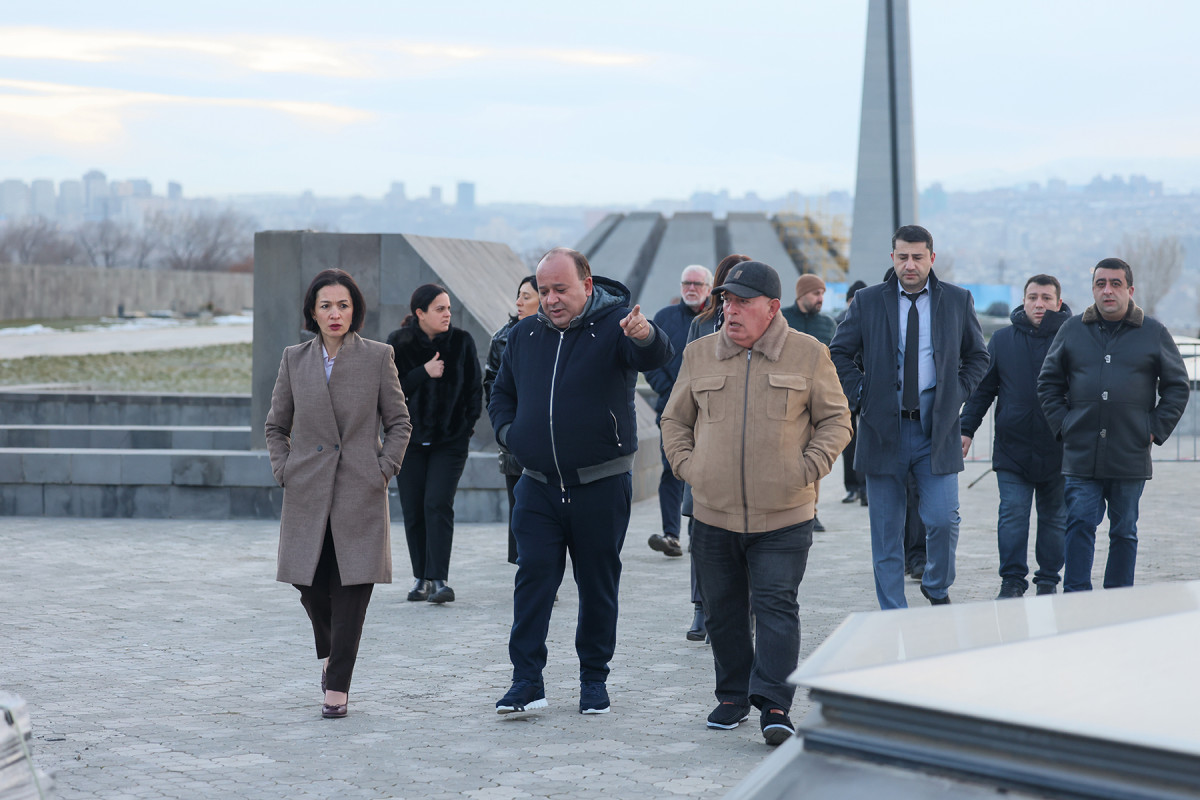 Ժաննա Անդրեասյանը այցելել է Հայոց ցեղասպանության հուշահամալիր