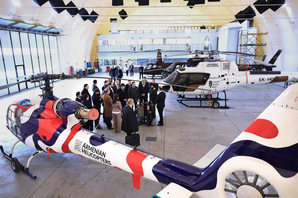 Armenian Helicopters ընկերությունը վարչապետին ներկայացրել է իր գործունեության և համագործակցության բոլոր ոլորտները