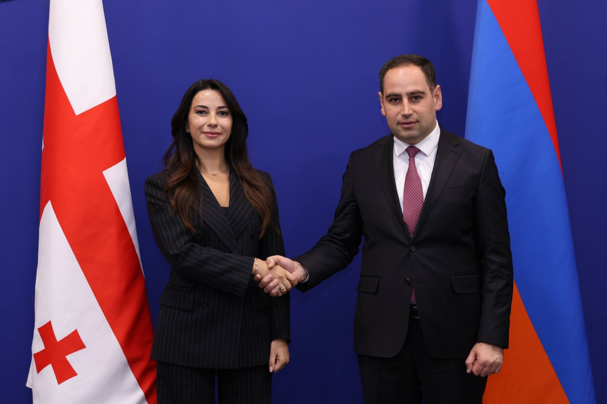Khudatyan discussed bilateral agenda issues in energy and transport sectors with Mariam Kvrivishvili