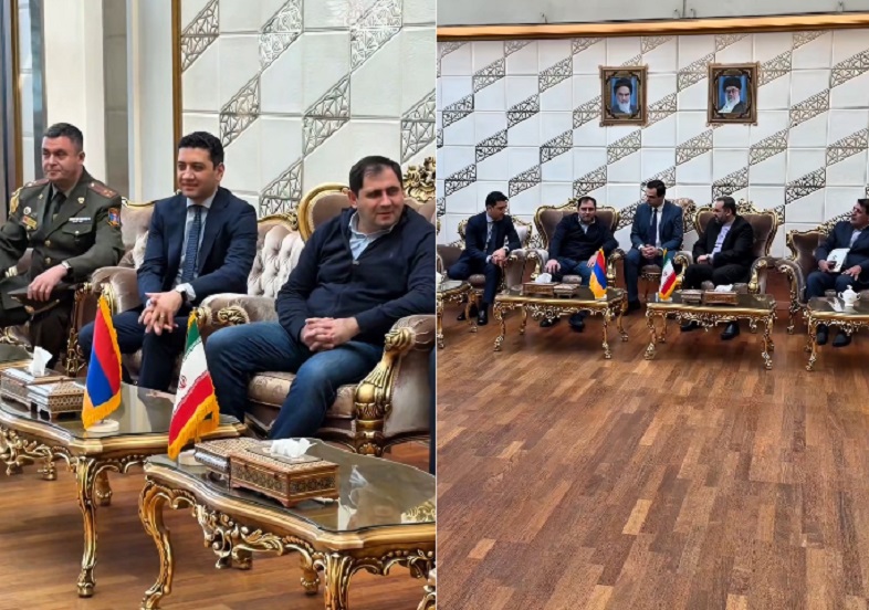 İran Müdafiə və Silahlı Qüvvələrin Dəstək Nazirliyində ER Müdafiə Nazirinin təntənəli qarşılanma mərasimi keçirilib