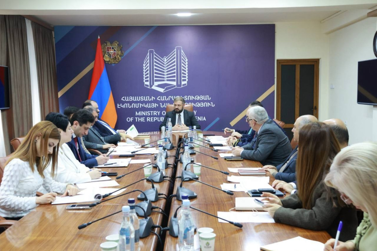 Էկոնոմիկայի նախարարությունում քննարկվել են ազատ տնտեսական գոտիների զարգացմանը վերաբերող հարցեր