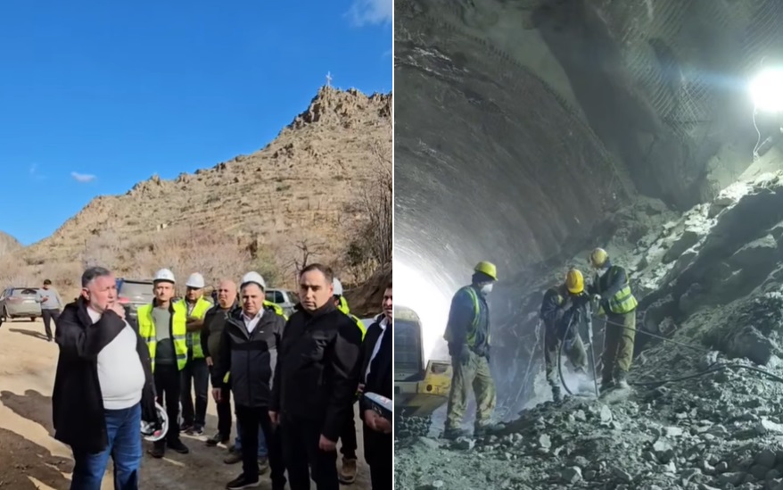 Հյուսիս-հարավ ճանապարհի Քաջարան-Ագարակ հատվածում փորված 2-րդ թունելը պատրաստ է. Խուդաթյան