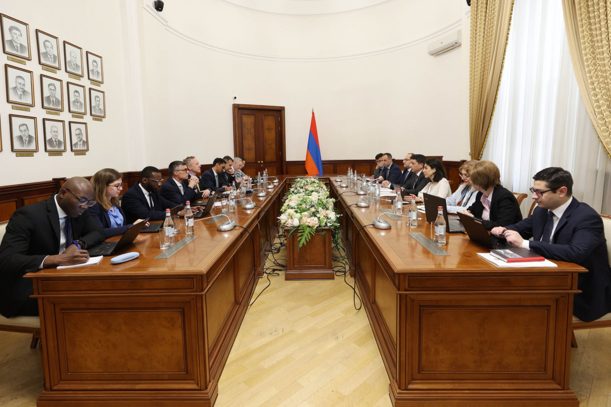Issues related to cooperation discussed with representatives of Armenian mission of International Monetary Fund